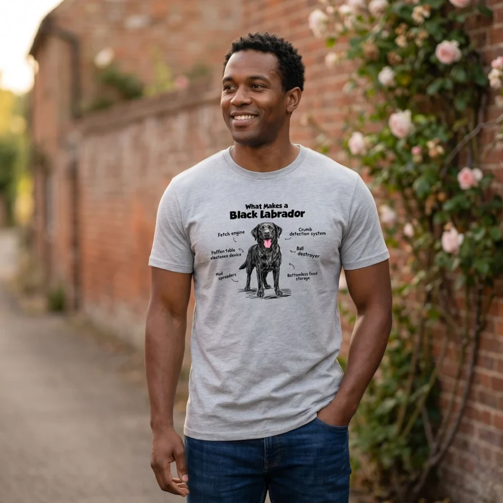 What Makes a Black Labrador Shirt Funny Dog Tee 1