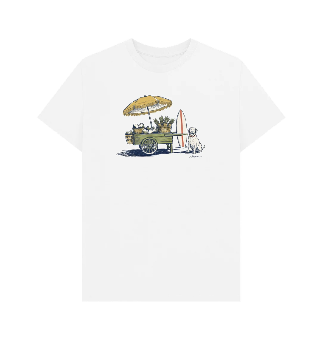 Blue Beach Dog Graphic Shirt 3 Blue Beach Dog Graphic Shirt – image 3 of 4