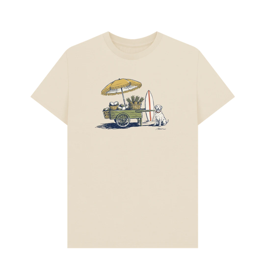 Blue Beach Dog Graphic Shirt 4 Blue Beach Dog Graphic Shirt – image 4 of 4