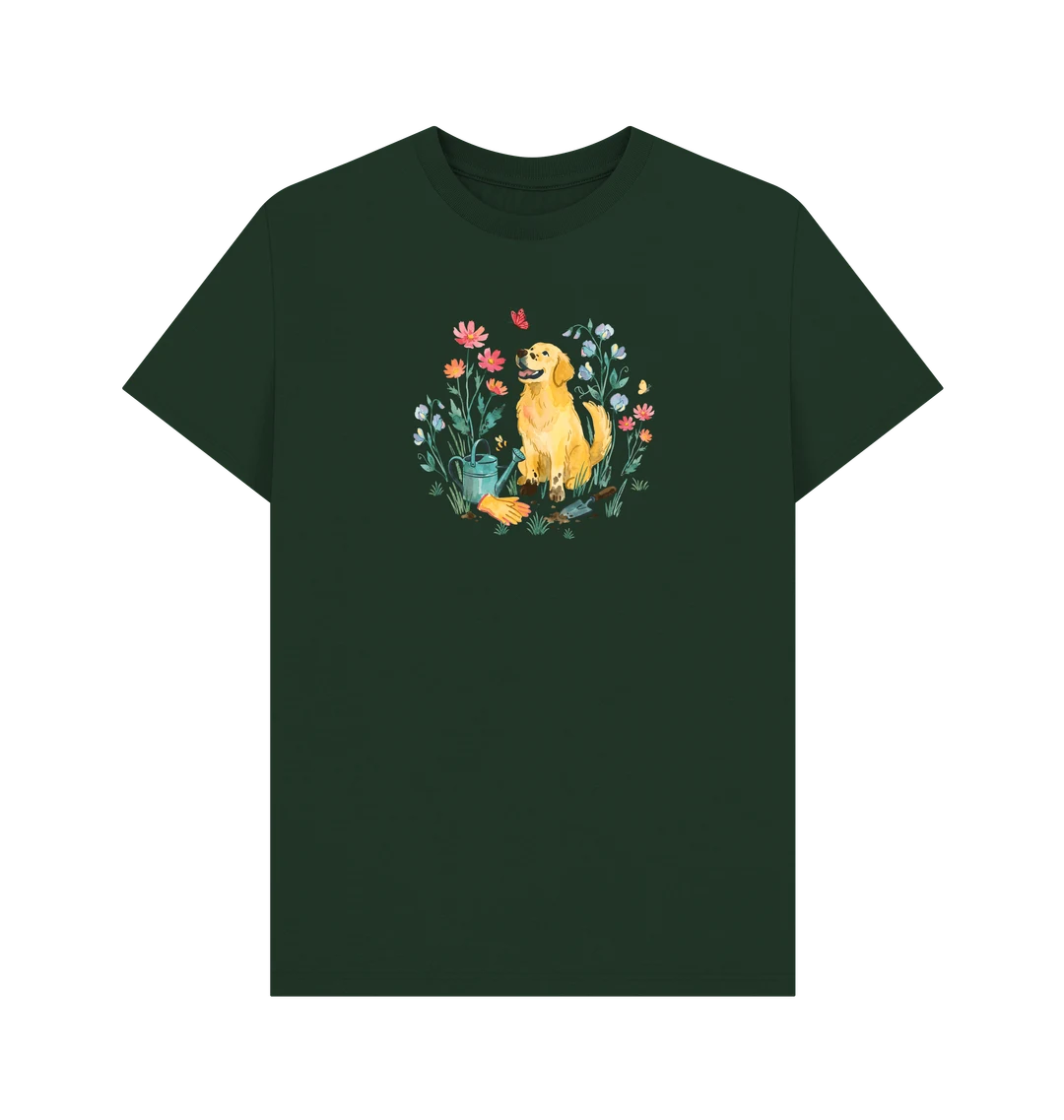 Golden Retriever Gardening Cottagecore Shirt 3 Golden Retriever Gardening Cottagecore Shirt – image 3 of 4