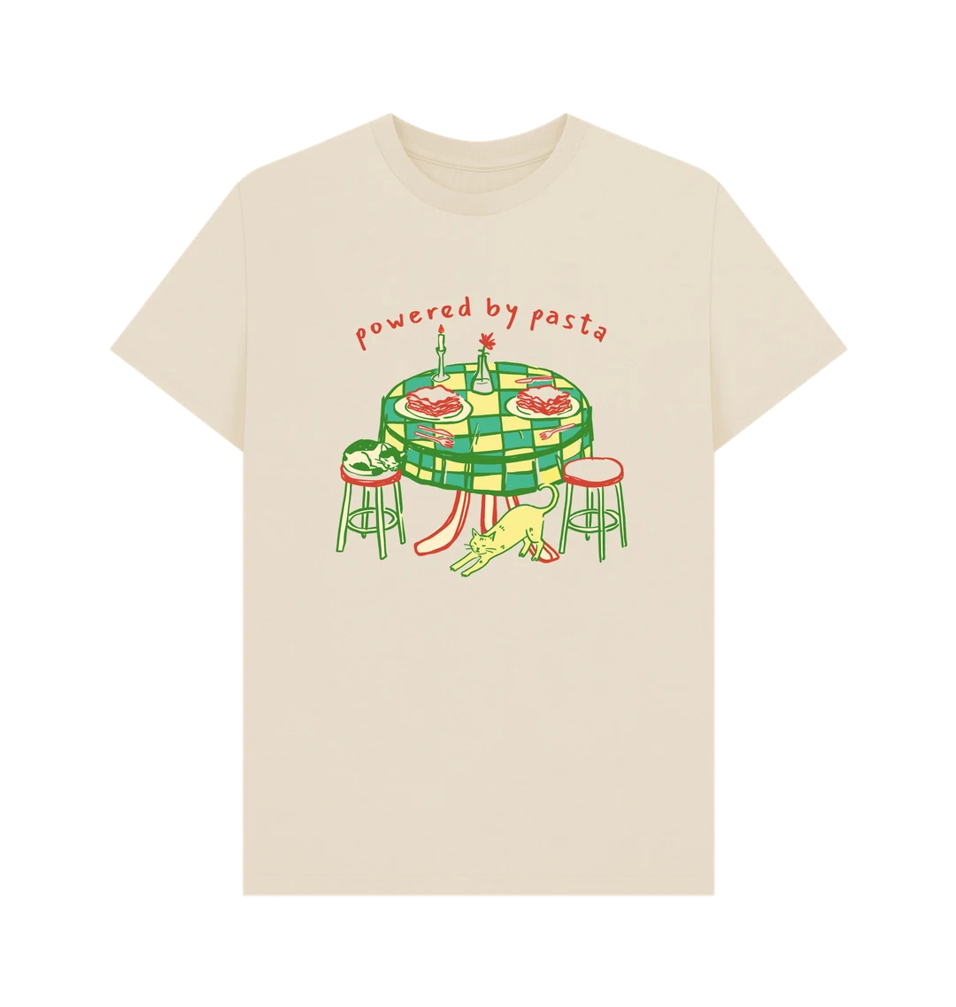 Powered by Pasta Graphic Tee Shirt 2 Powered by Pasta Graphic Tee Shirt – image 2 of 4