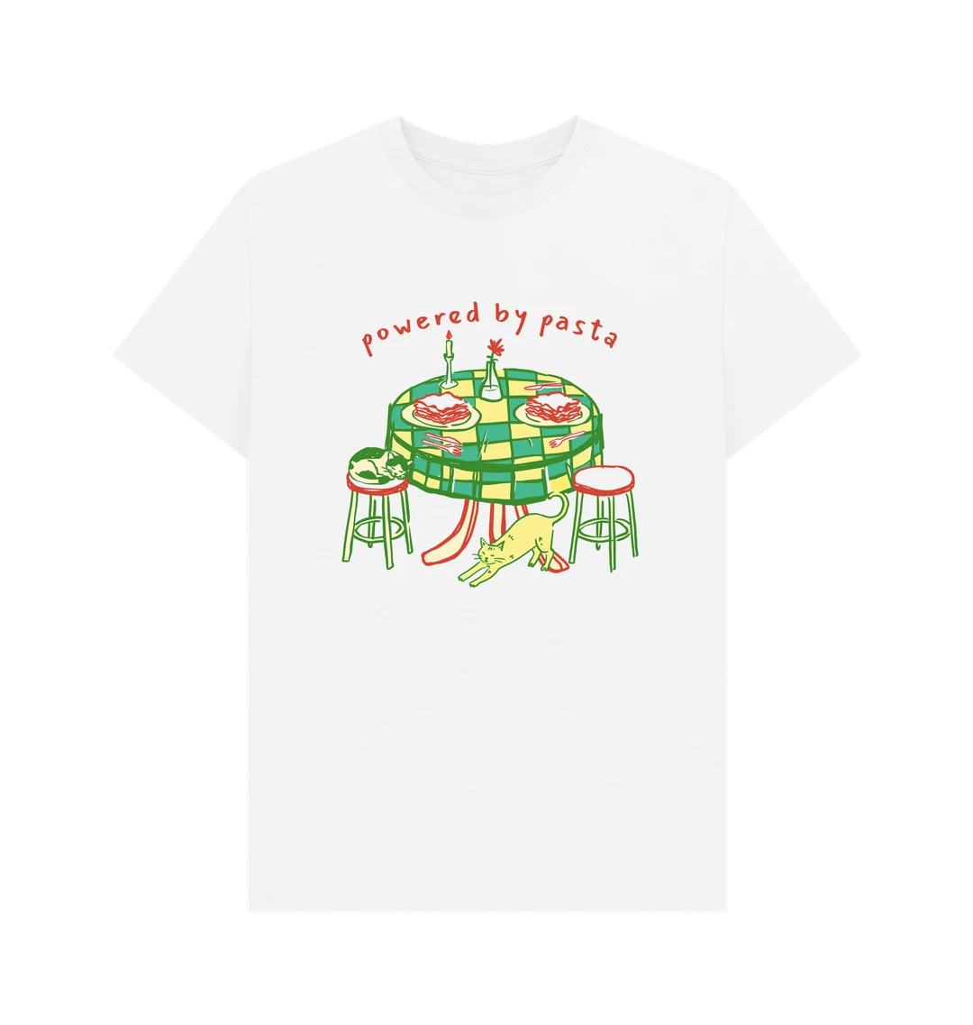 Powered by Pasta Graphic Tee Shirt 3 Powered by Pasta Graphic Tee Shirt – image 3 of 4