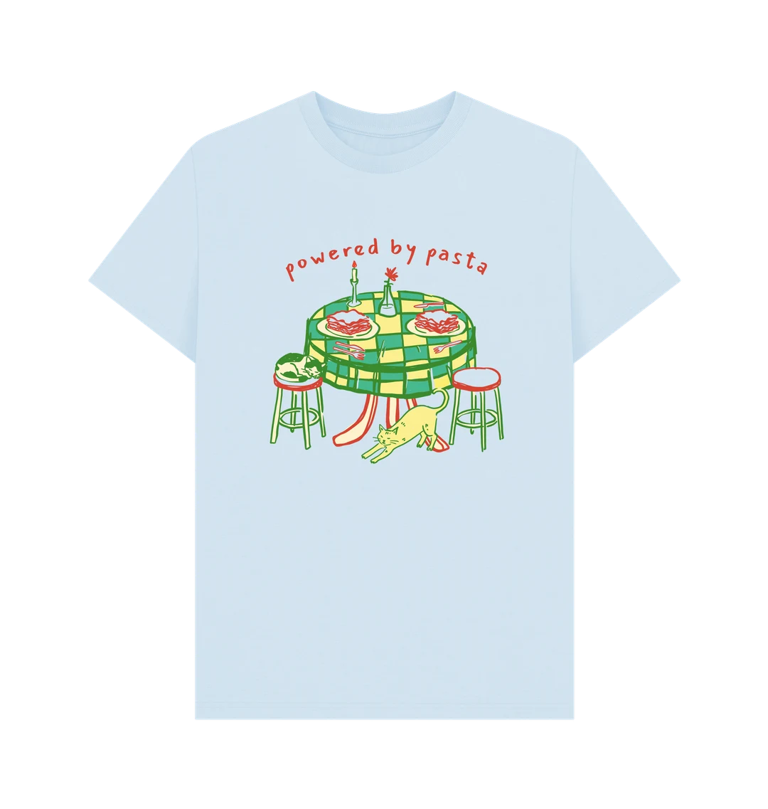 Powered by Pasta Graphic Tee Shirt 4 Powered by Pasta Graphic Tee Shirt – image 4 of 4