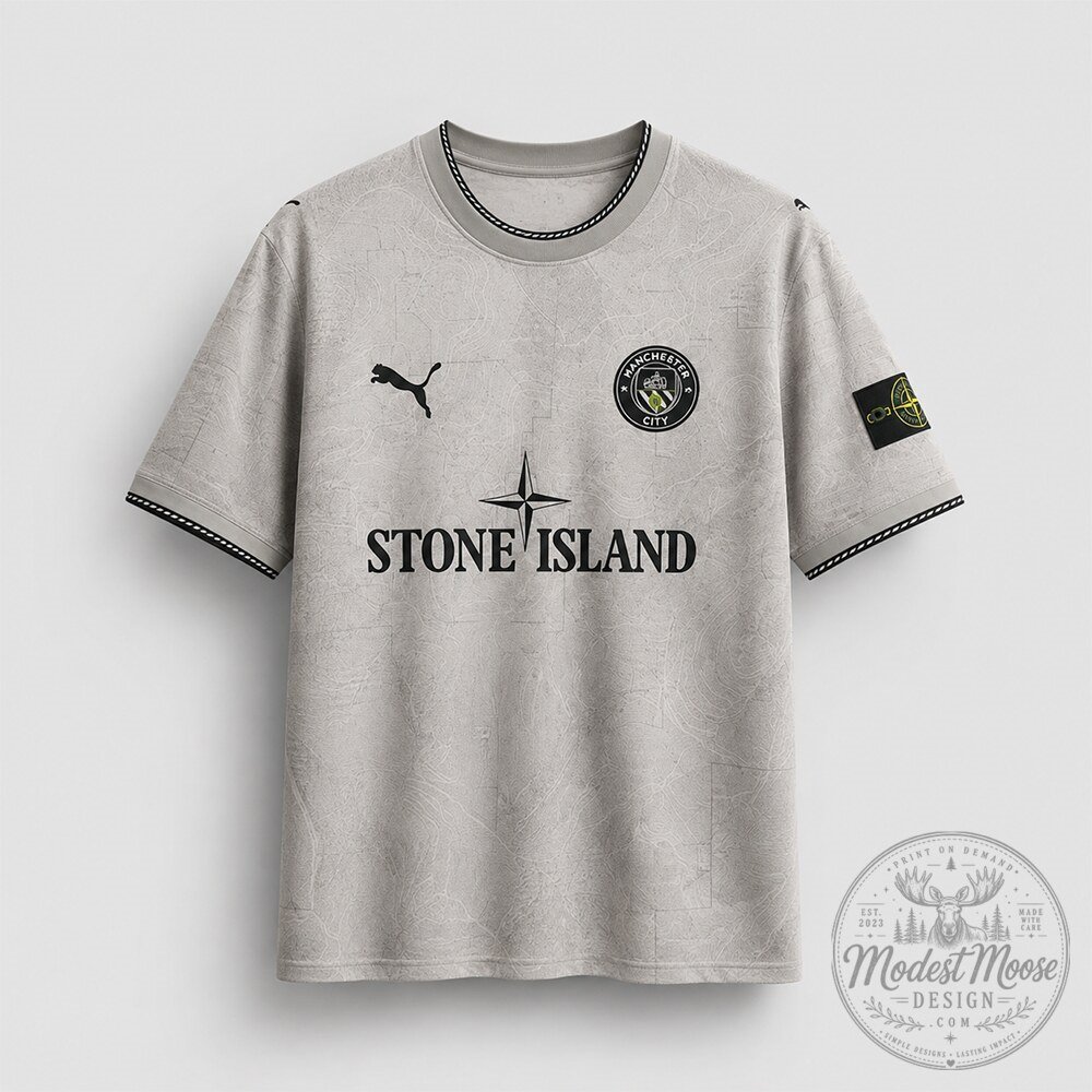 Manchester City x PUMA x Stone Island Kit Jersey Shirt 9 Manchester City x PUMA x Stone Island Kit Jersey Shirt