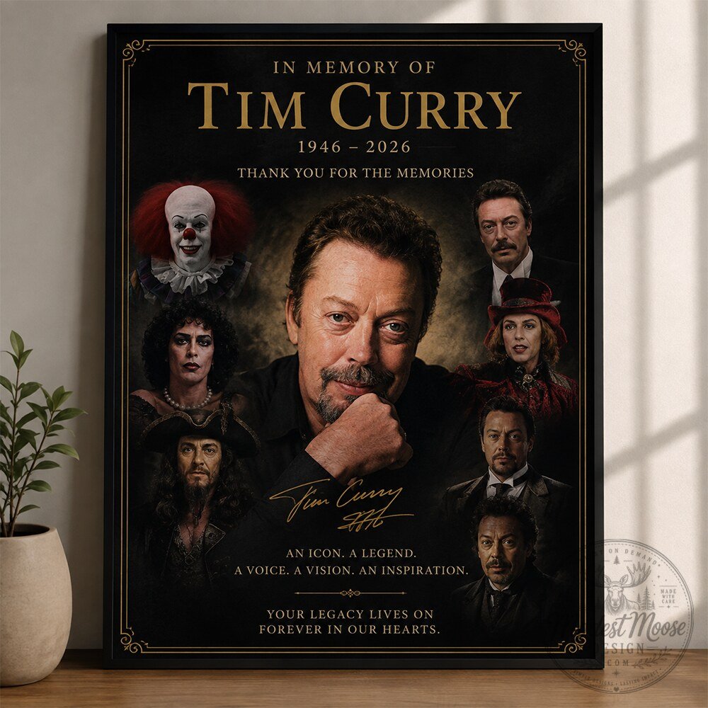 Tim Curry Tribute Memorial Legendary Fan Gift Poster