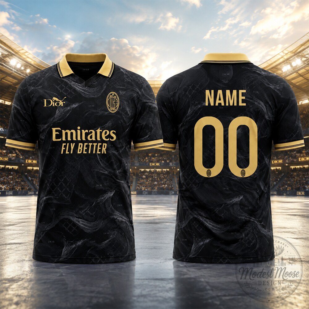AC Milan × Dior × Puma Concept Away Jersey Shirt