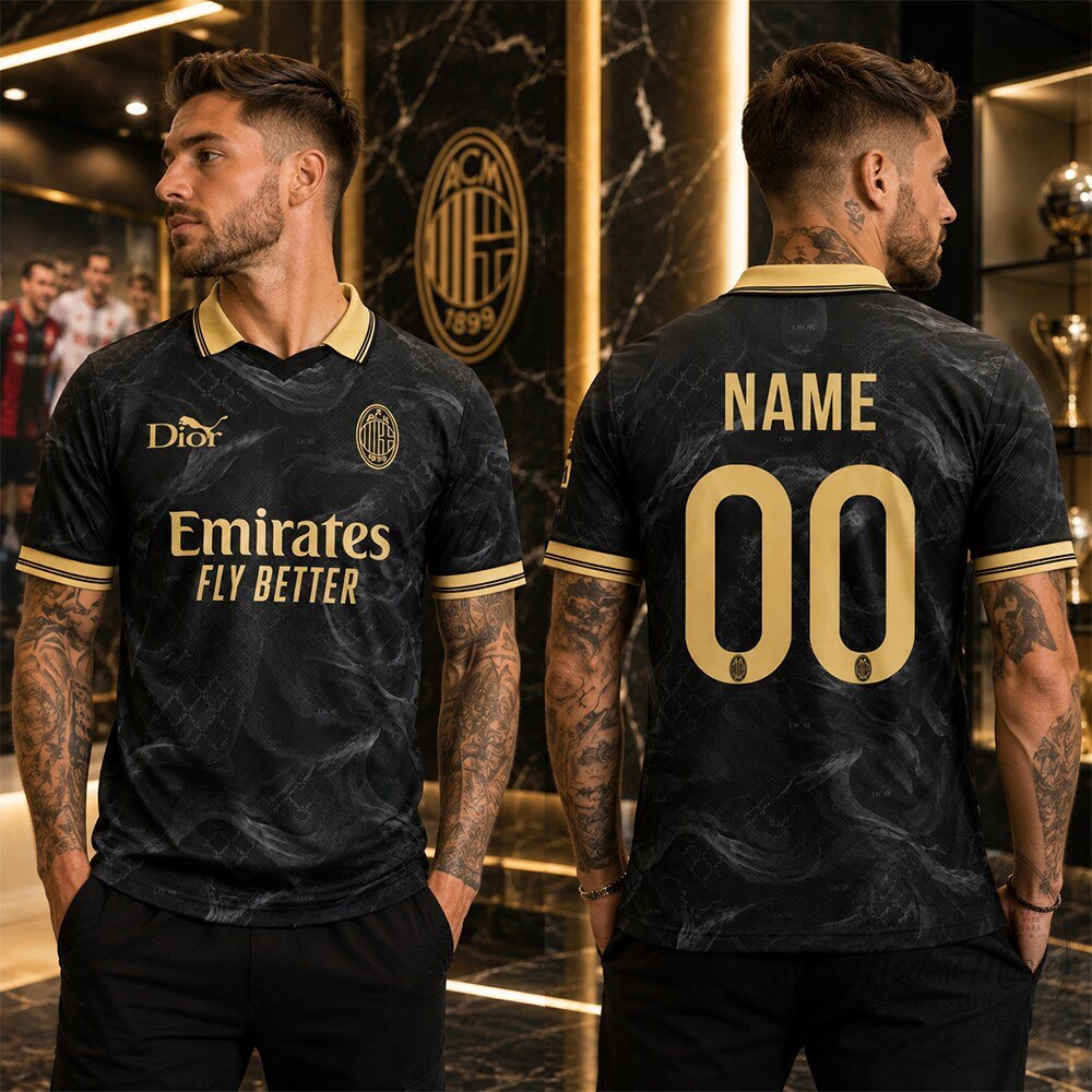 AC Milan × Dior × Puma Concept Away Jersey Shirt 8 AC Milan × Dior × Puma Concept Away Jersey Shirt