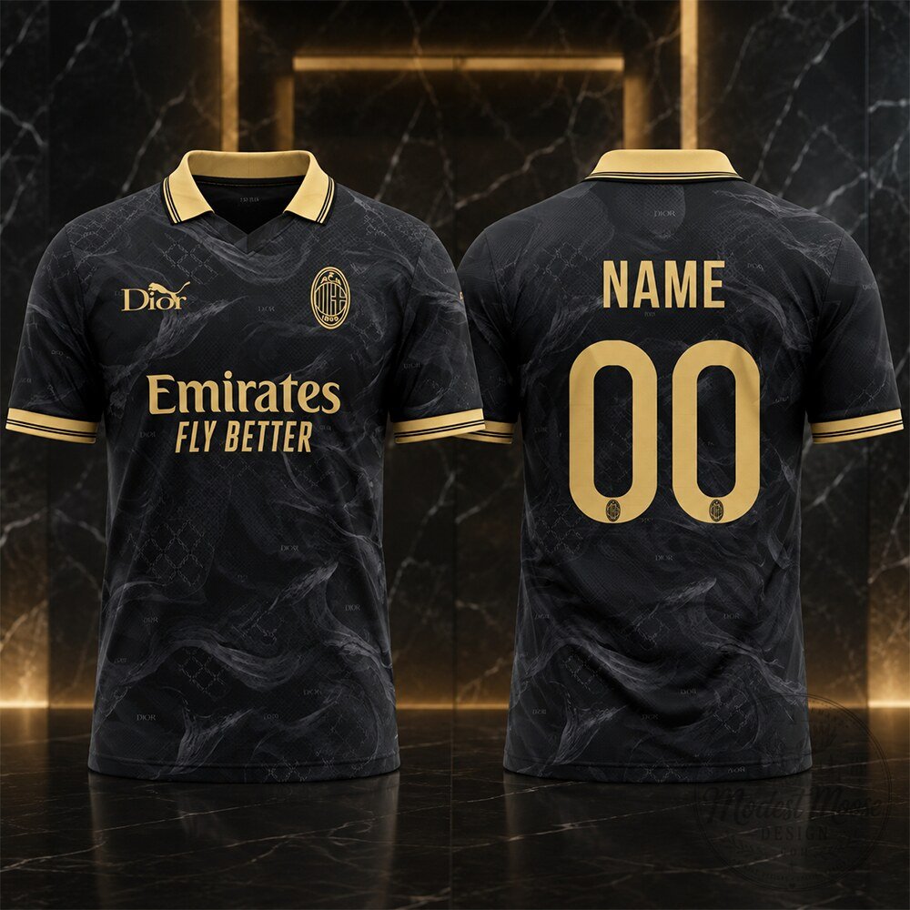 AC Milan × Dior × Puma Concept Away Jersey Shirt 9 AC Milan × Dior × Puma Concept Away Jersey Shirt