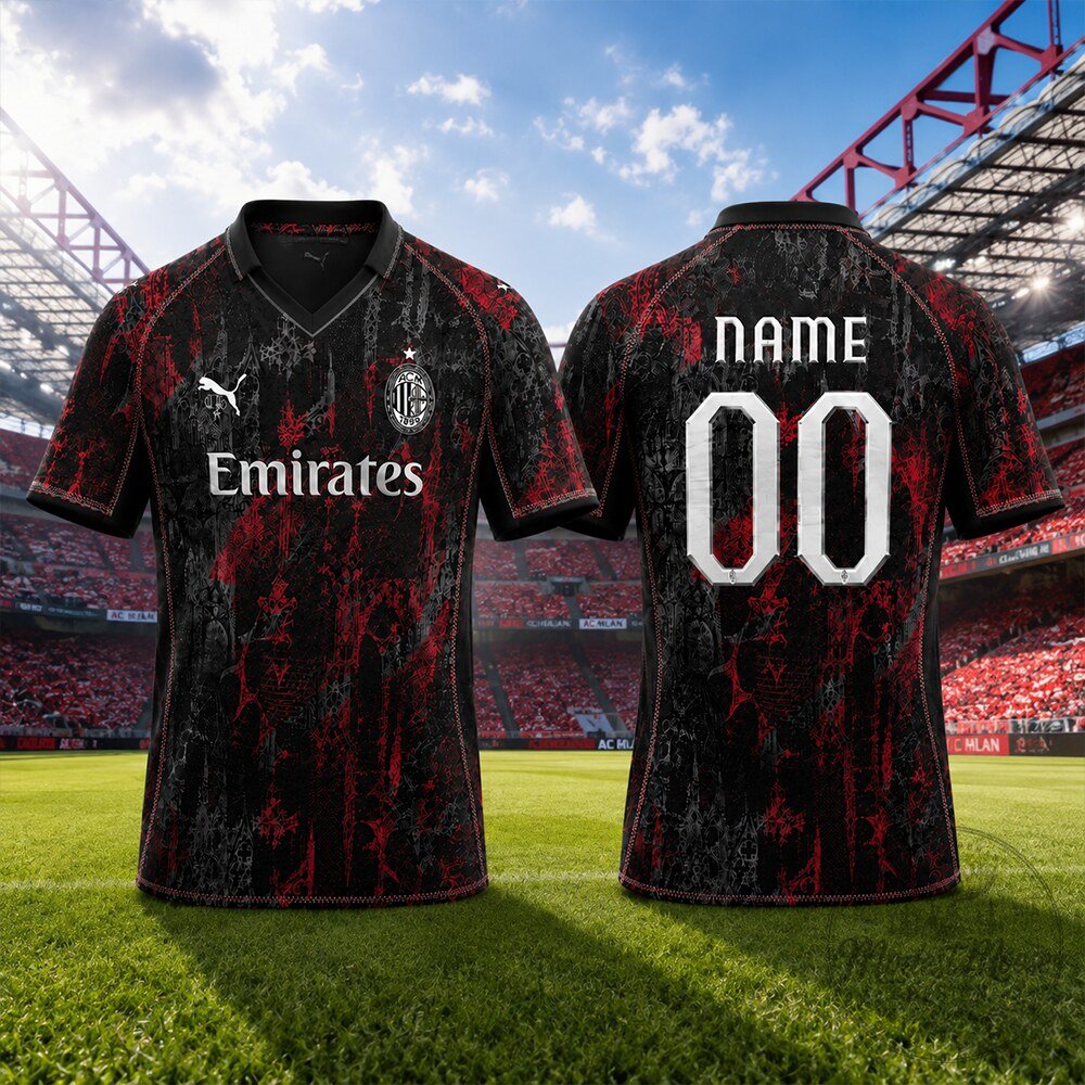 AC Milan x Chrome Hearts x Puma Jersey Shirt
