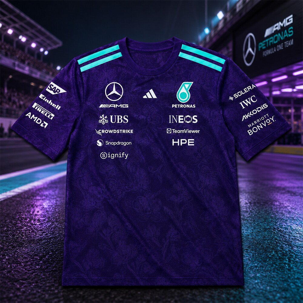 2026 Mercedes-AMG Petronas F1 Team Vanda Bloom Jersey Shirt