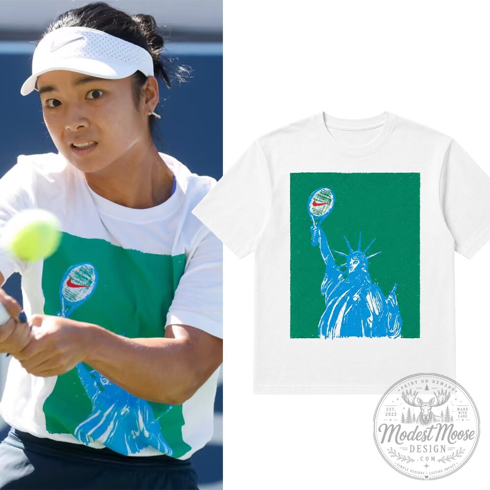 Alex Eala 2026 US Open Statue of Liberty Tennis Graphic Nike Shirt