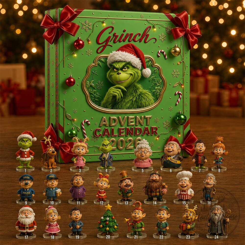Grinch 2026 Advent Calendar Christmas Countdown Gift for Grinch Fans 9 Grinch 2026 Advent Calendar Christmas Countdown Gift for Grinch Fans