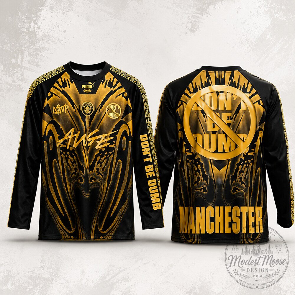 Manchester City x A$AP Rocky Don't Be Dumb Long Sleeve Jersey Shirt 9 Manchester City x A$AP Rocky Don