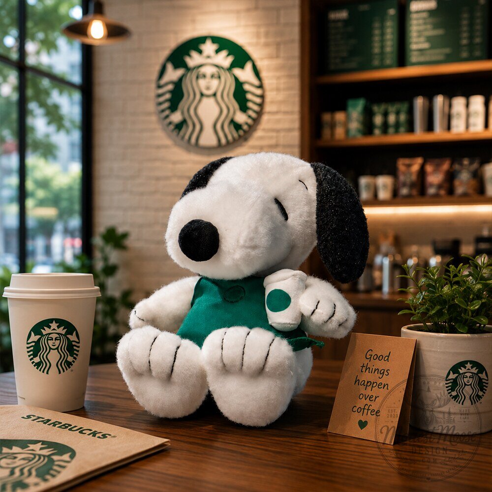 Starbucks x Peanuts Snoopy Barista Plush Toy 2026 8 Starbucks x Peanuts Snoopy Barista Plush Toy 2026