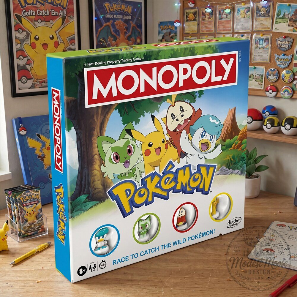 Monopoly Pokemon Board Game Race To Catch 'Em All 4 Monopoly Pokemon Board Game Race To Catch 'Em All