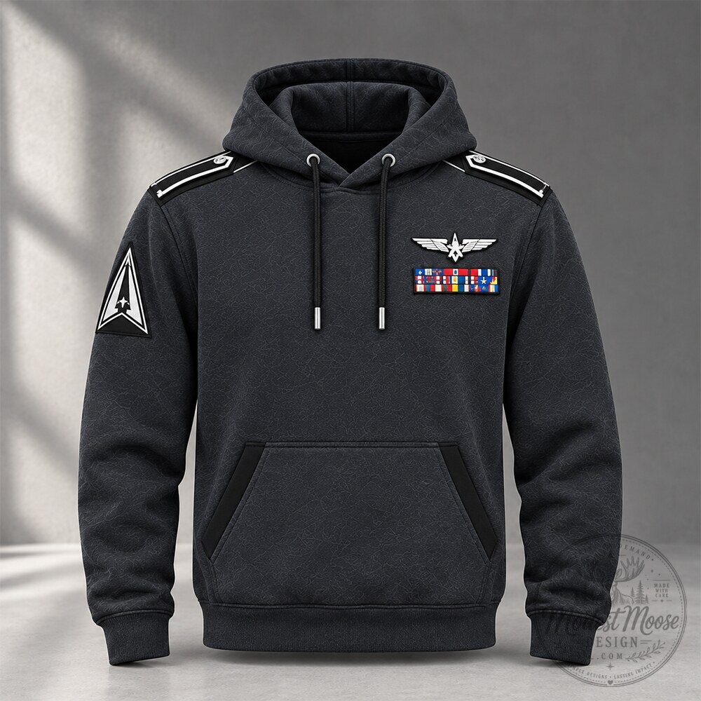 Trump 2026 Space Force Military Cosplay Hoodie And Sweatpants Shirt