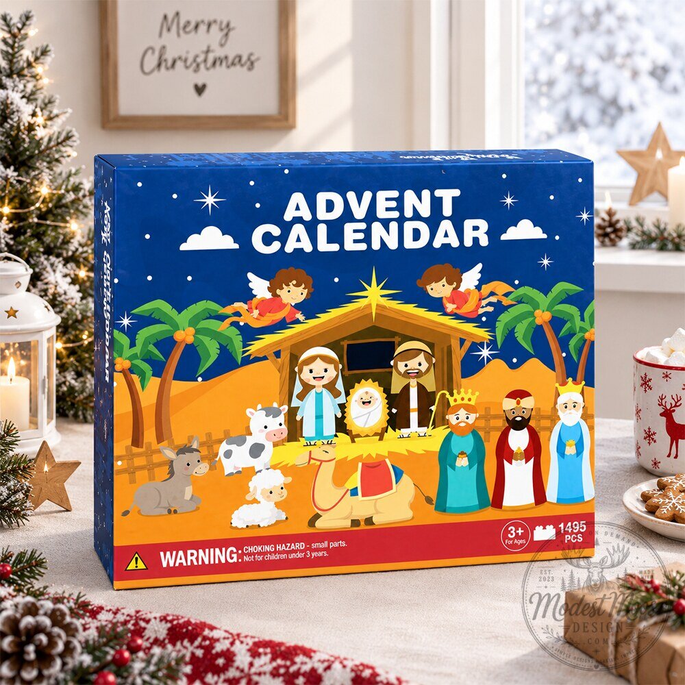 Nativity Holy Advent Calendar Building Blocks Set 2026 9 Nativity Holy Advent Calendar Building Blocks Set 2026