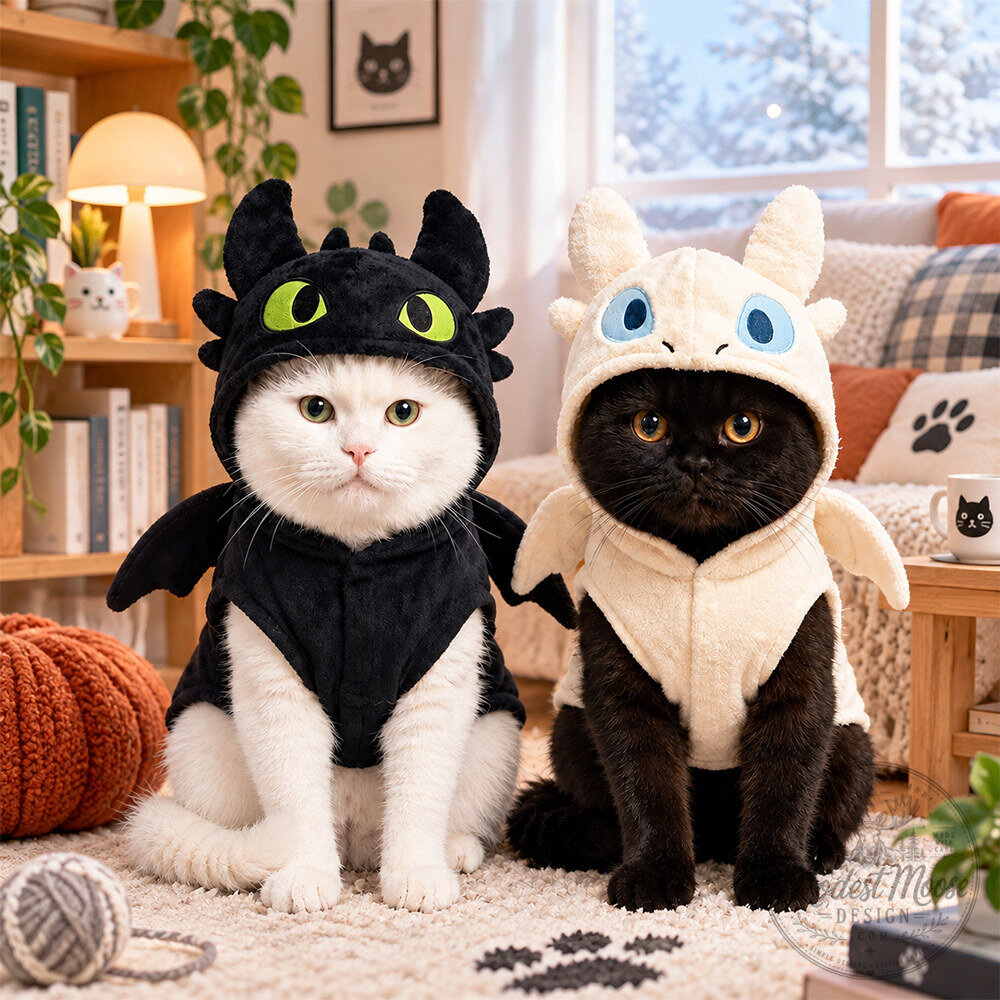 Cozyydragons Toothless And Light Fury Dragon Cat Costumes For Christmas 2026 11 Cozyydragons Toothless And Light Fury Dragon Cat Costumes For Christmas 2026