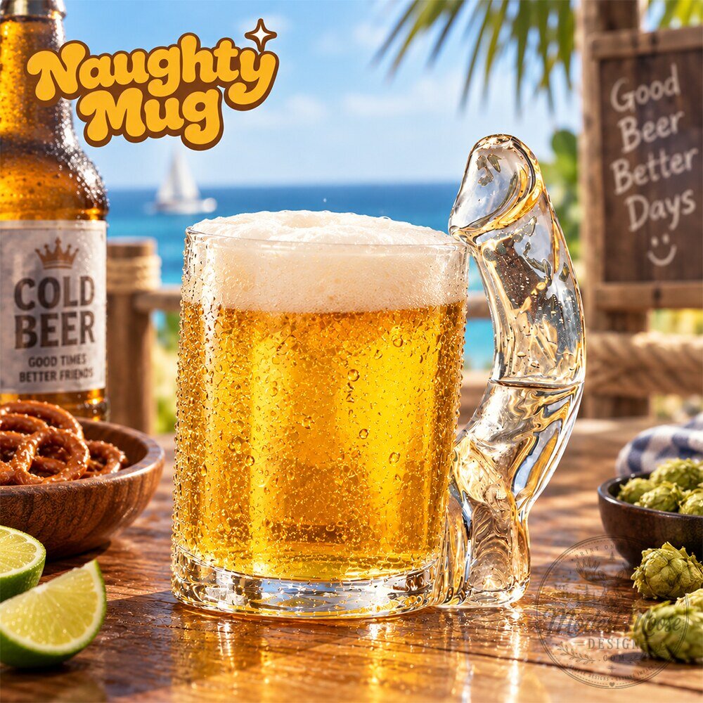 Penis Beer Mug Glass Naughty Mug 8 Penis Beer Mug Glass Naughty Mug