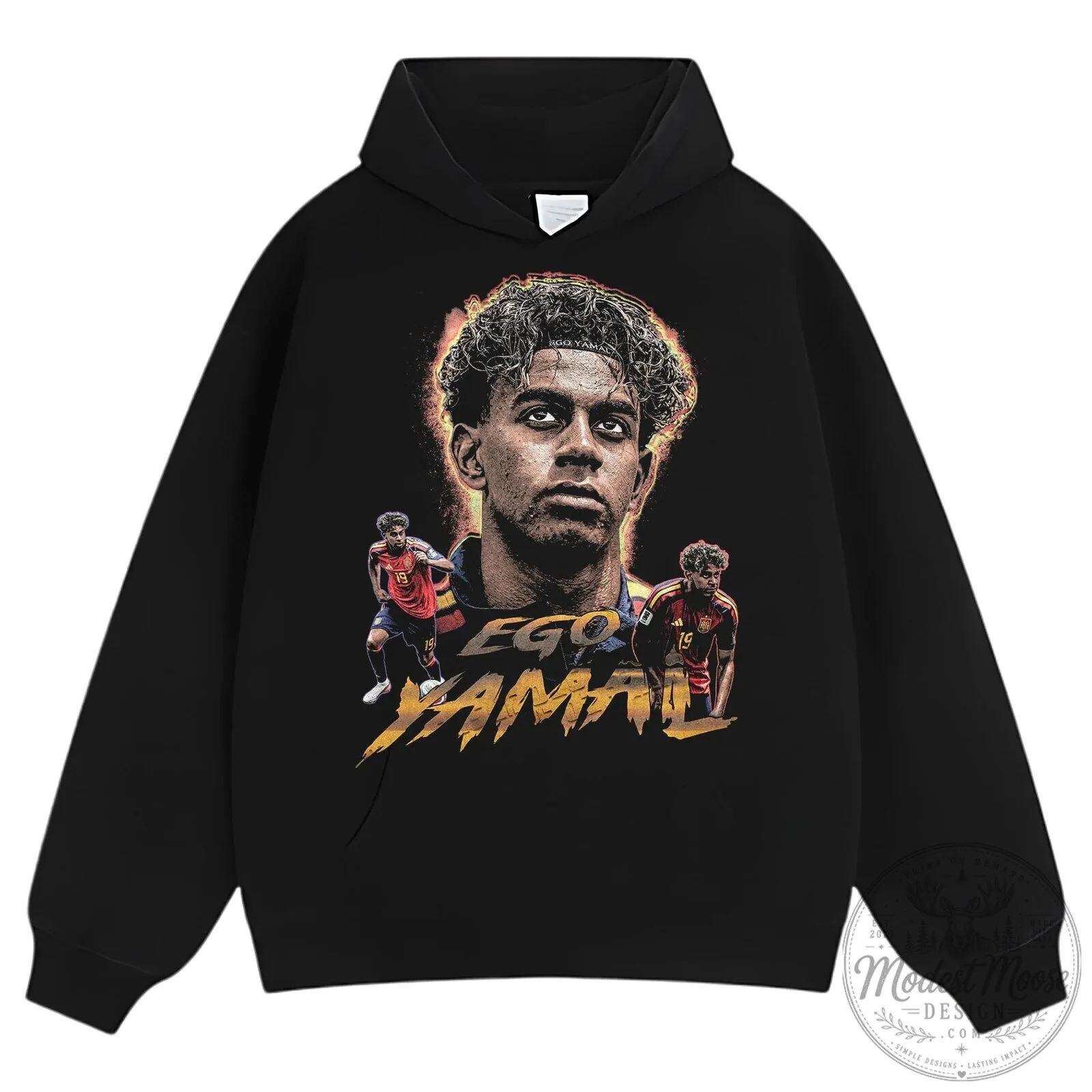 Graphic Design T-Shirt Featuring Football Player Lamine Yamal 17 Graphic Design T-Shirt Featuring Football Player Lamine Yamal