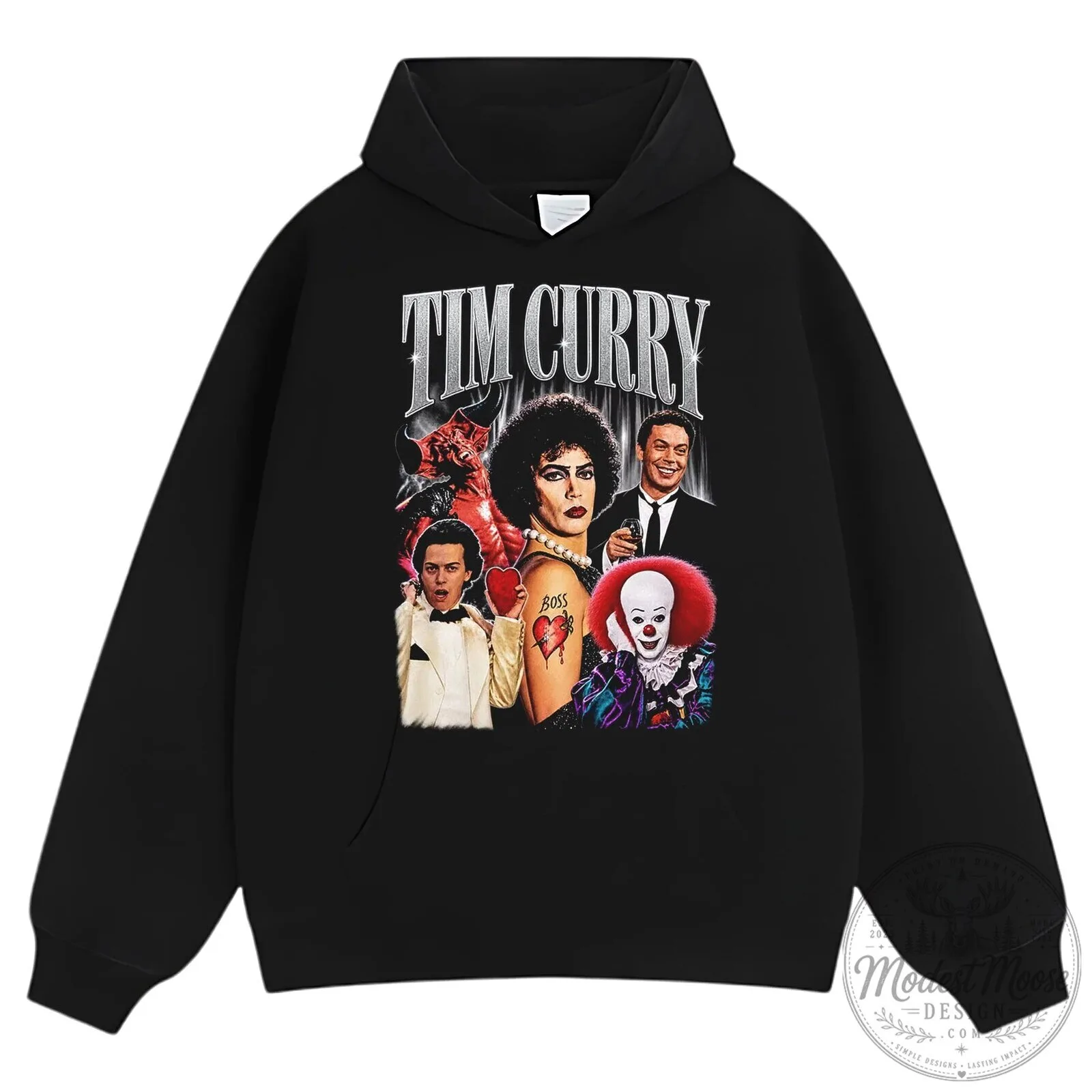 Tim Curry Actor Fan Tribute Vintage Style Black Graphic T-Shirt 21 Tim Curry Actor Fan Tribute Vintage Style Black Graphic T-Shirt