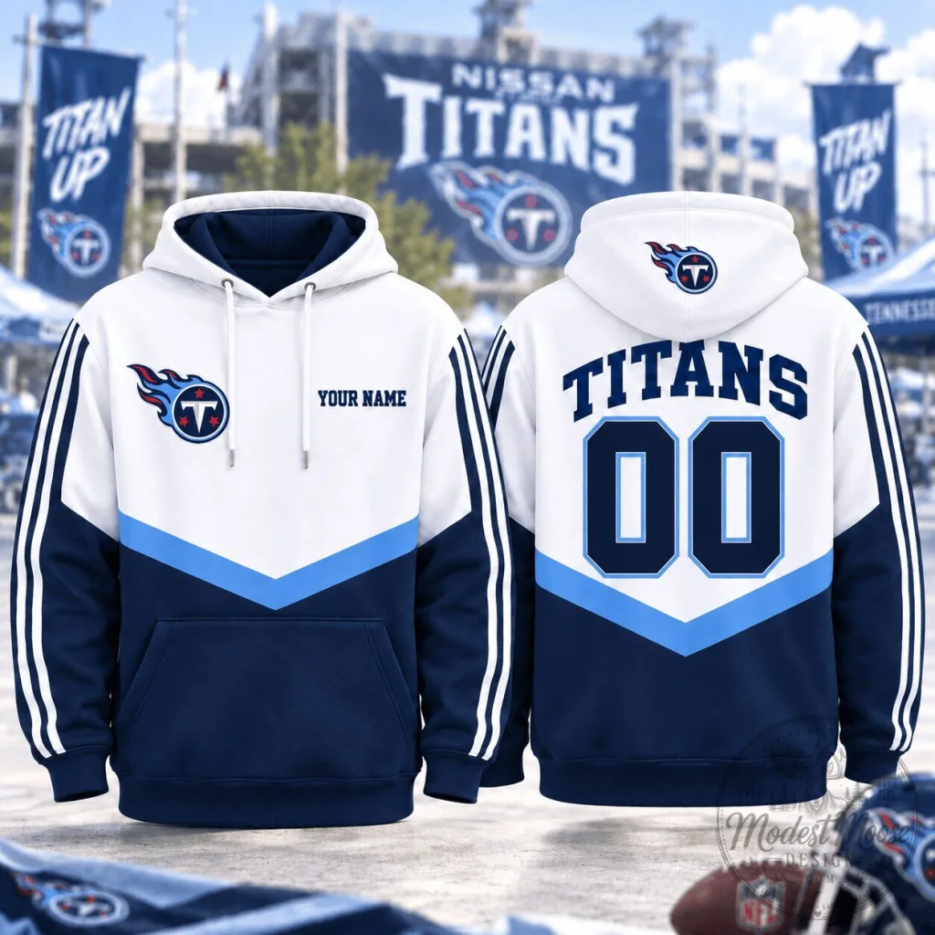 Tennessee Titans Personalized Game Day Hoodie for Men and Women Tennessee Titans Personalized Game Day Hoodie for Men and Women