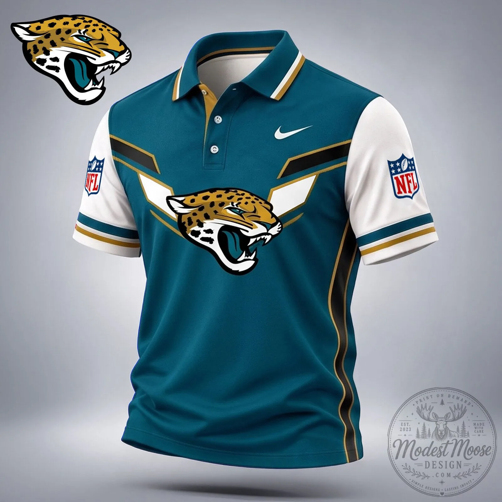 Jacksonville Jaguars National Football League Fan Polo Shirt