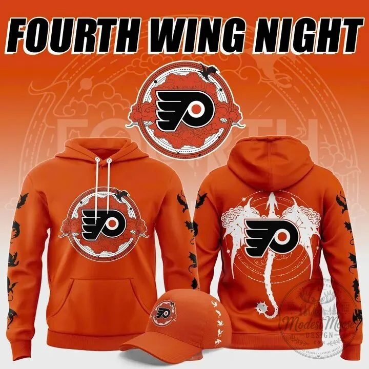 Philadelphia Flyers Fourth Wing Night Limited Hoodie NN