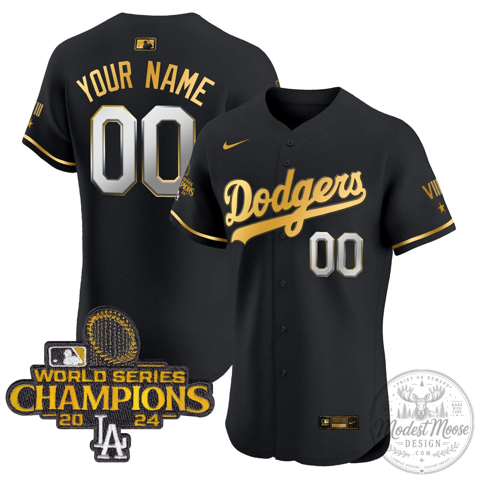 Dodgers 2024 World Series Champions Custom Baseball Jersey 10 Dodgers 2024 World Series Champions Custom Baseball Jersey