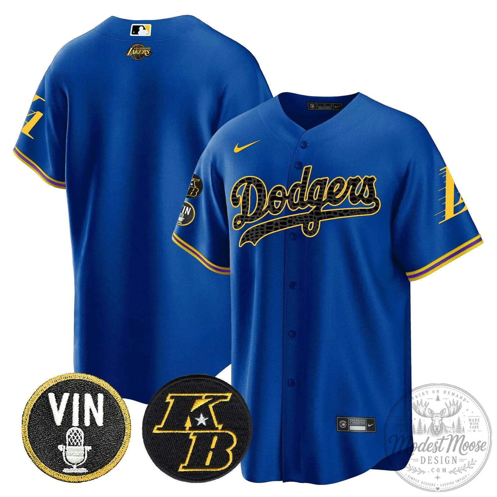 Kobe Bryant Black Mamba Edition Baseball Jersey for Los Angeles Dodgers 75 Kobe Bryant Black Mamba Edition Baseball Jersey for Los Angeles Dodgers