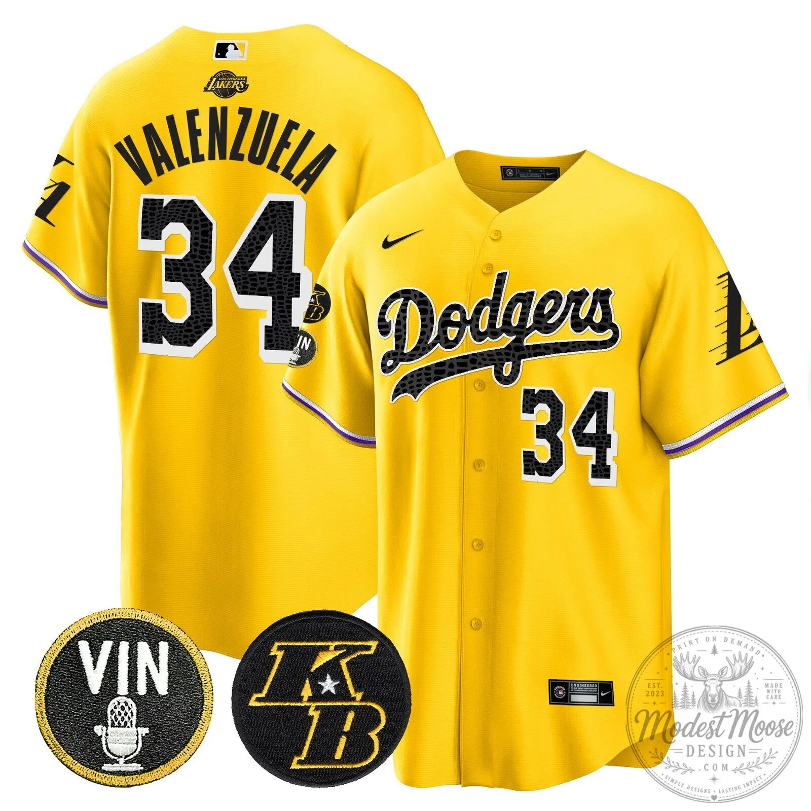 Kobe Bryant Black Mamba Edition Baseball Jersey for Los Angeles Dodgers 80 Kobe Bryant Black Mamba Edition Baseball Jersey for Los Angeles Dodgers