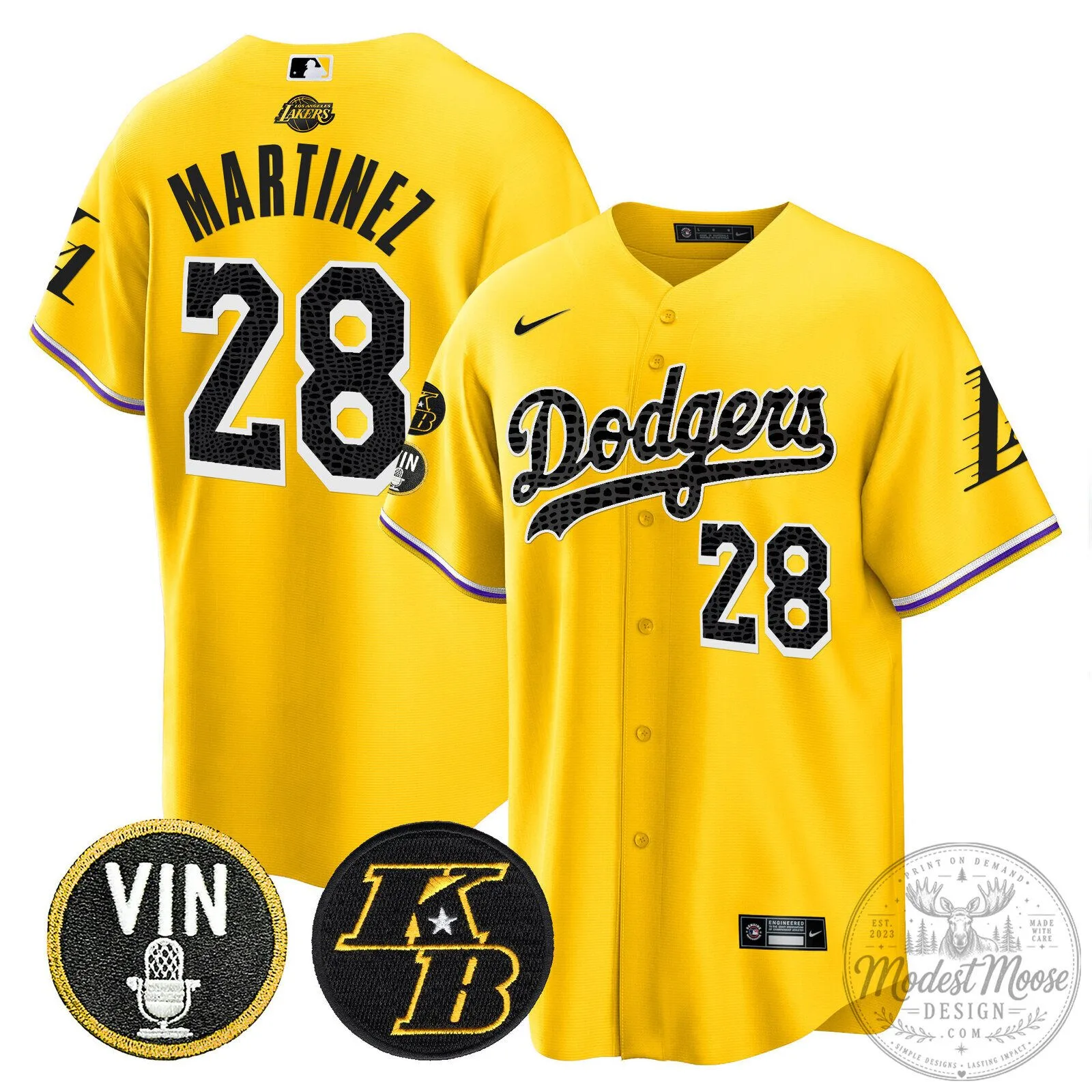 Kobe Bryant Black Mamba Edition Baseball Jersey for Los Angeles Dodgers 81 Kobe Bryant Black Mamba Edition Baseball Jersey for Los Angeles Dodgers