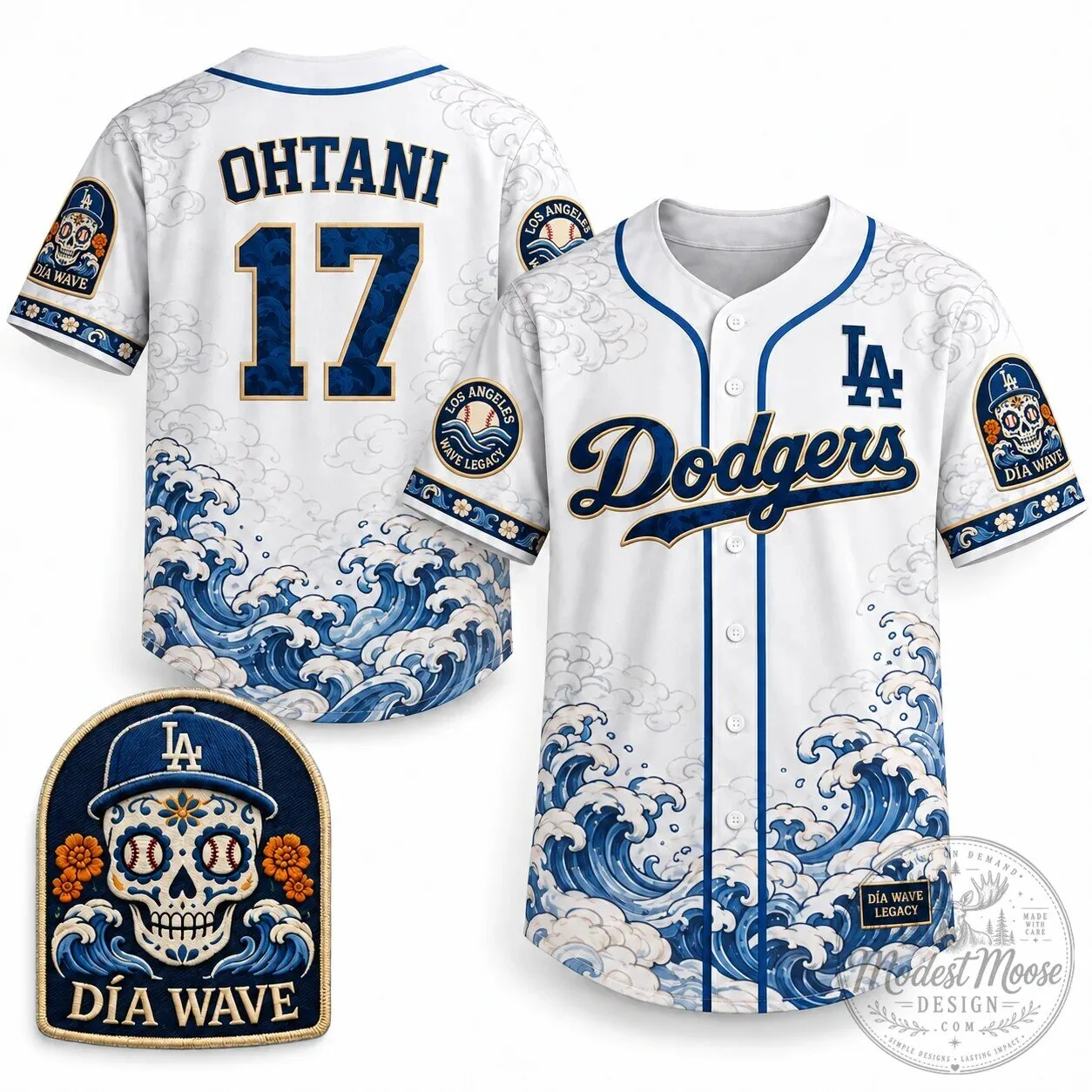 Los Angeles Dodgers Shohei Ohtani Dia Wave Legacy Baseball Jersey