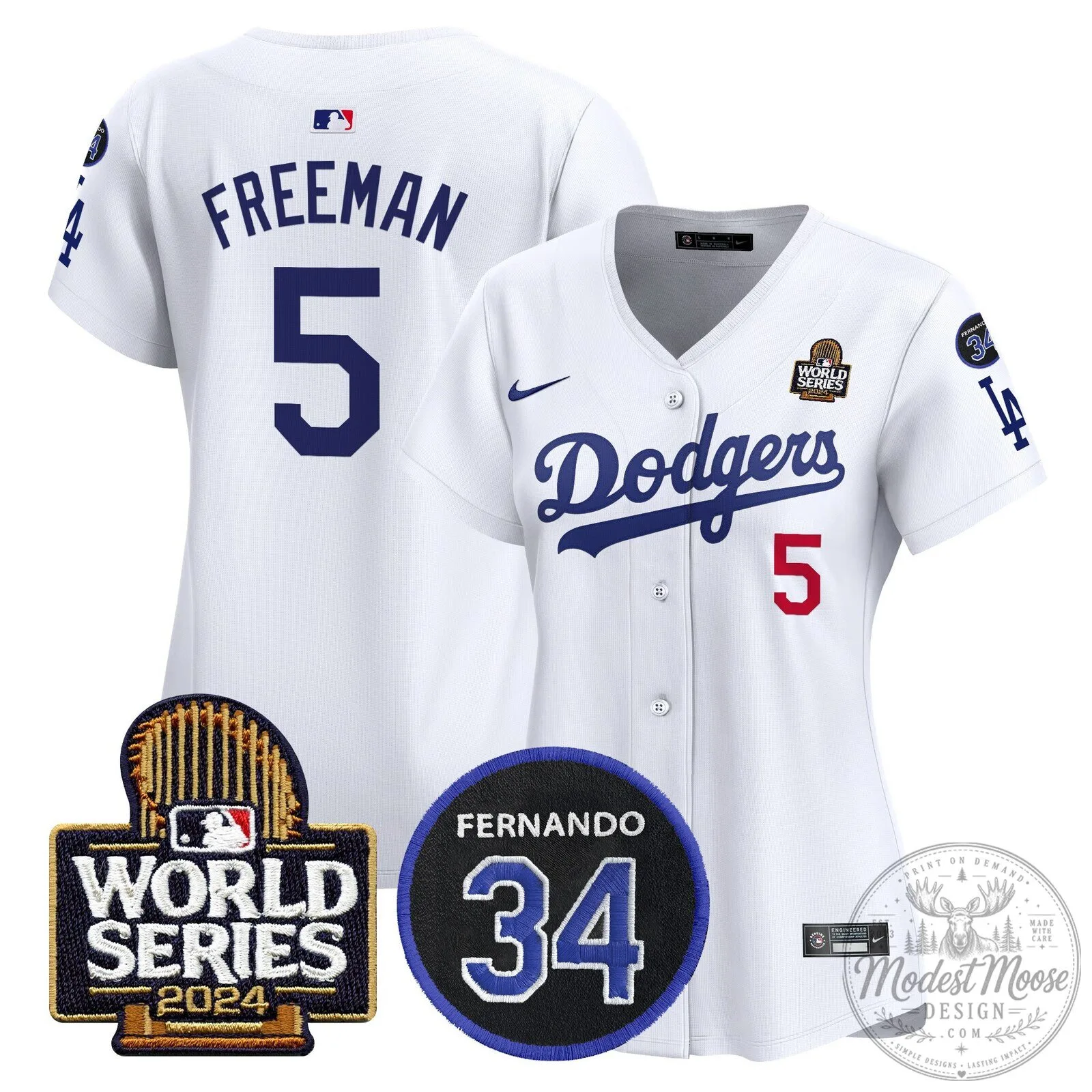Fernando Valenzuela 2024 World Series Baseball Jersey - Los Angeles Dodgers 46 Fernando Valenzuela 2024 World Series Baseball Jersey - Los Angeles Dodgers