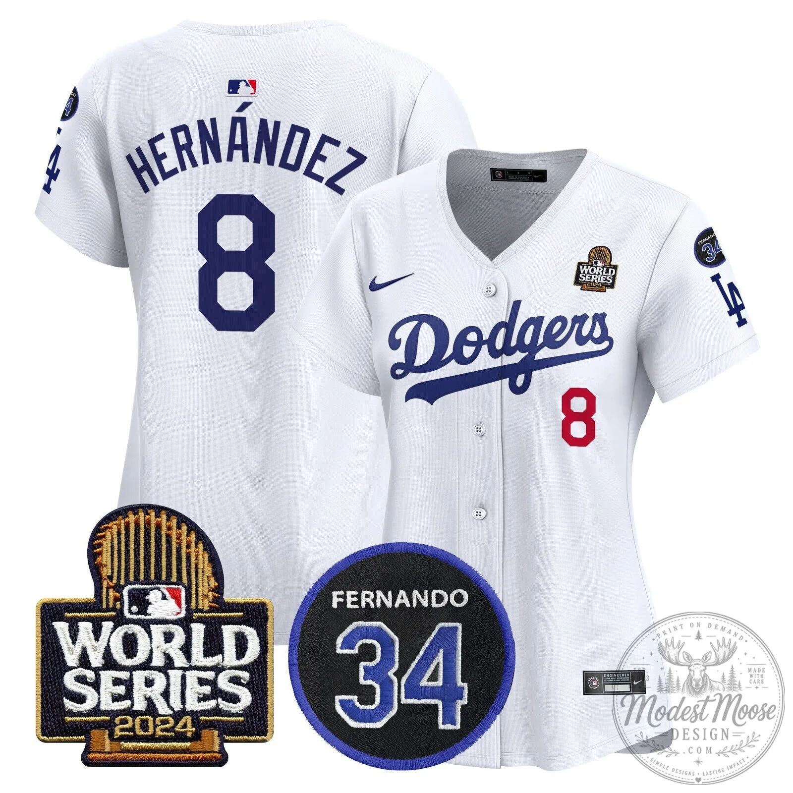 Fernando Valenzuela 2024 World Series Baseball Jersey - Los Angeles Dodgers 50 Fernando Valenzuela 2024 World Series Baseball Jersey - Los Angeles Dodgers