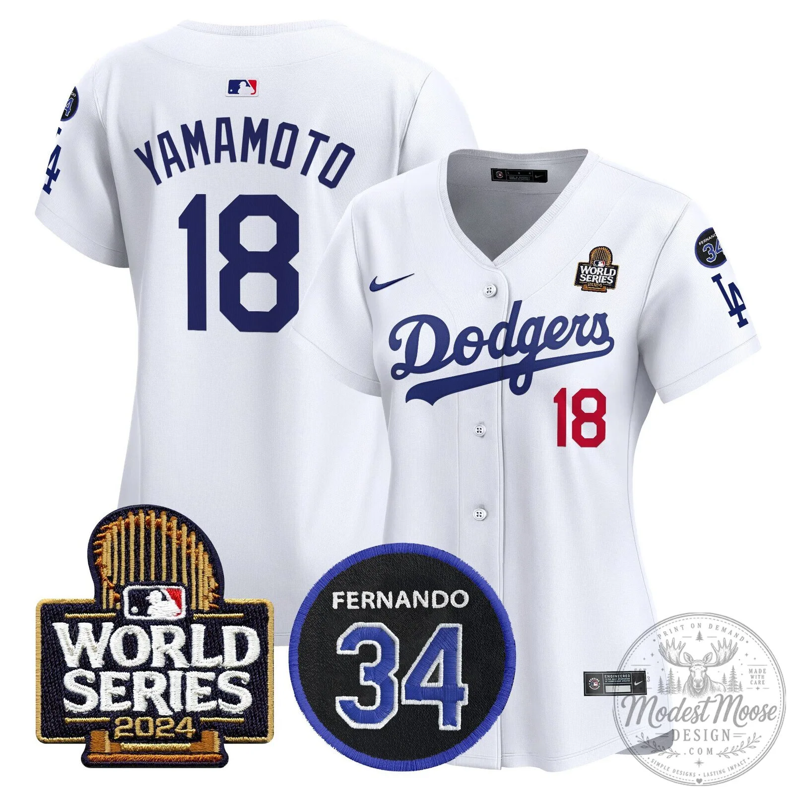 Fernando Valenzuela 2024 World Series Baseball Jersey - Los Angeles Dodgers 51 Fernando Valenzuela 2024 World Series Baseball Jersey - Los Angeles Dodgers