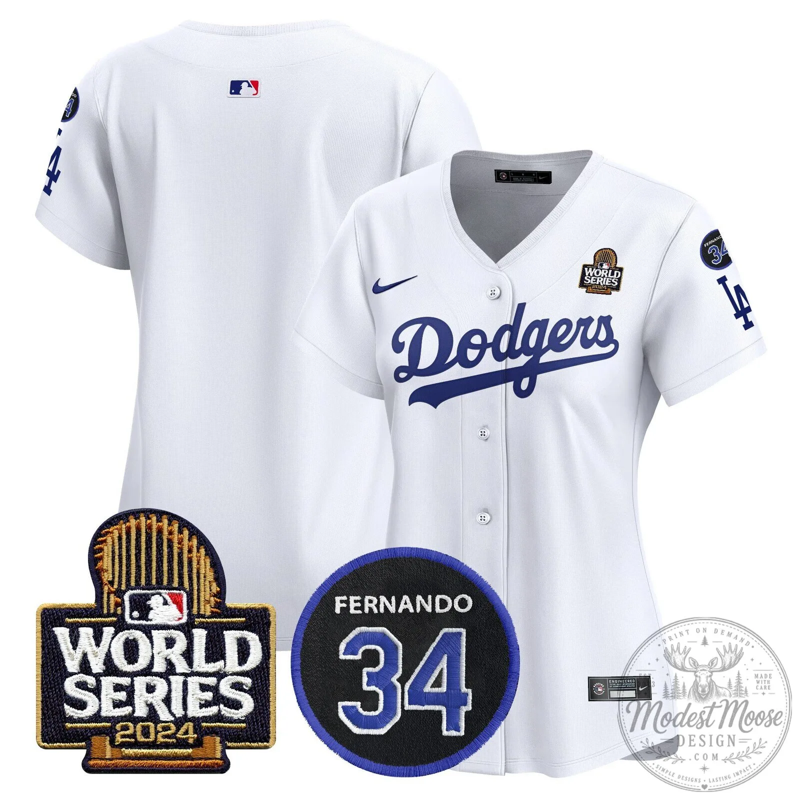 Fernando Valenzuela 2024 World Series Baseball Jersey - Los Angeles Dodgers 53 Fernando Valenzuela 2024 World Series Baseball Jersey - Los Angeles Dodgers