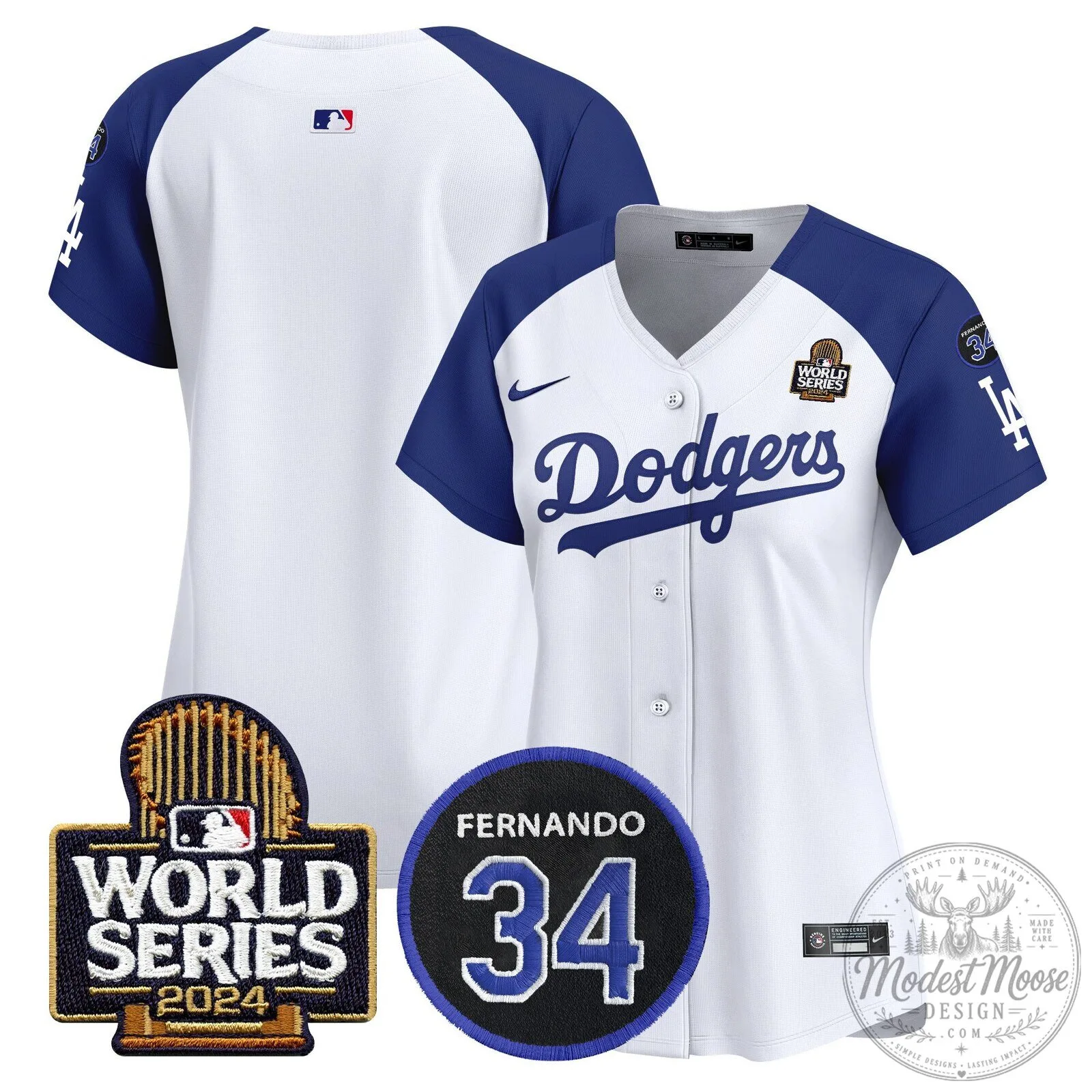 Fernando Valenzuela 2024 World Series Baseball Jersey - Los Angeles Dodgers 73 Fernando Valenzuela 2024 World Series Baseball Jersey - Los Angeles Dodgers