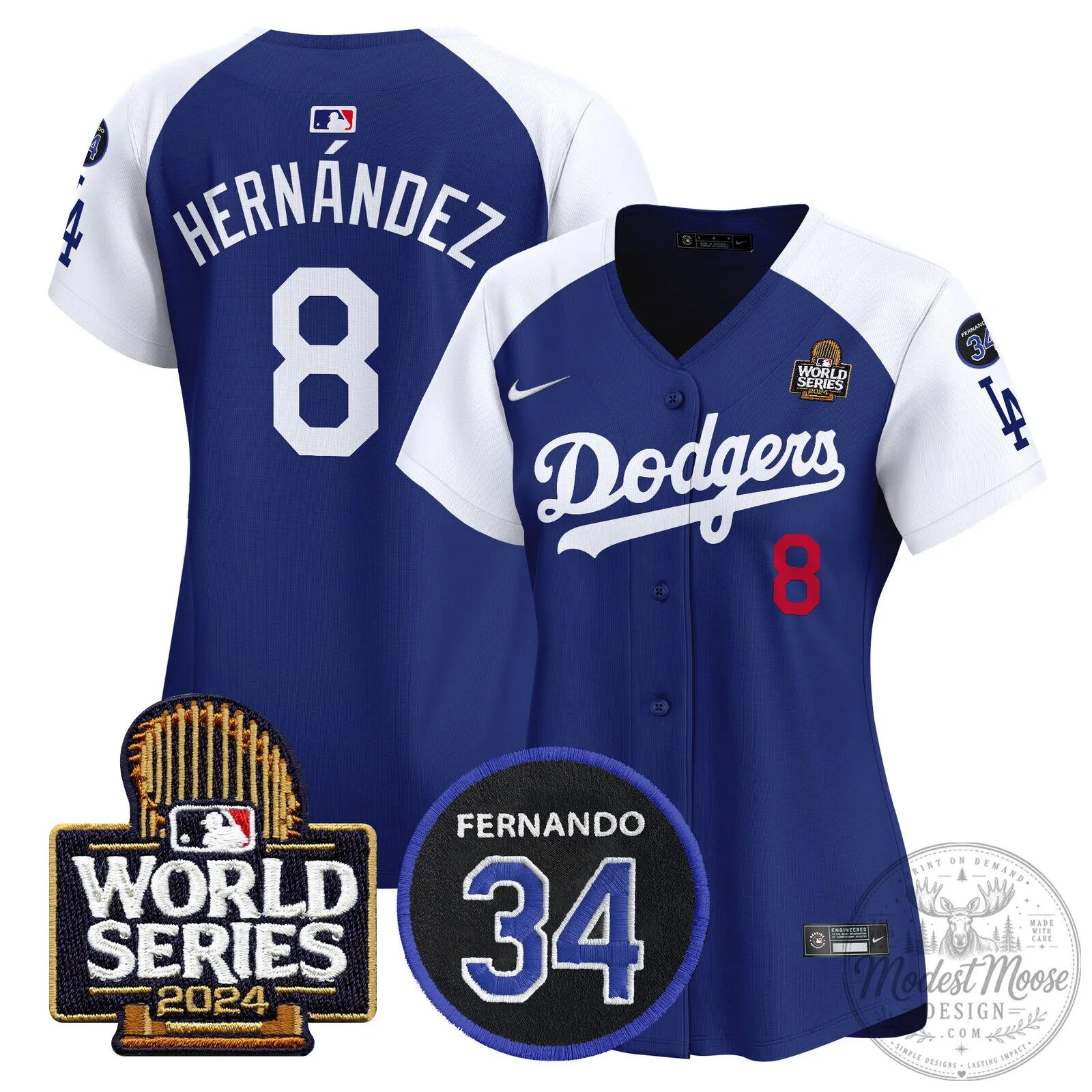 Fernando Valenzuela 2024 World Series Baseball Jersey - Los Angeles Dodgers 80 Fernando Valenzuela 2024 World Series Baseball Jersey - Los Angeles Dodgers