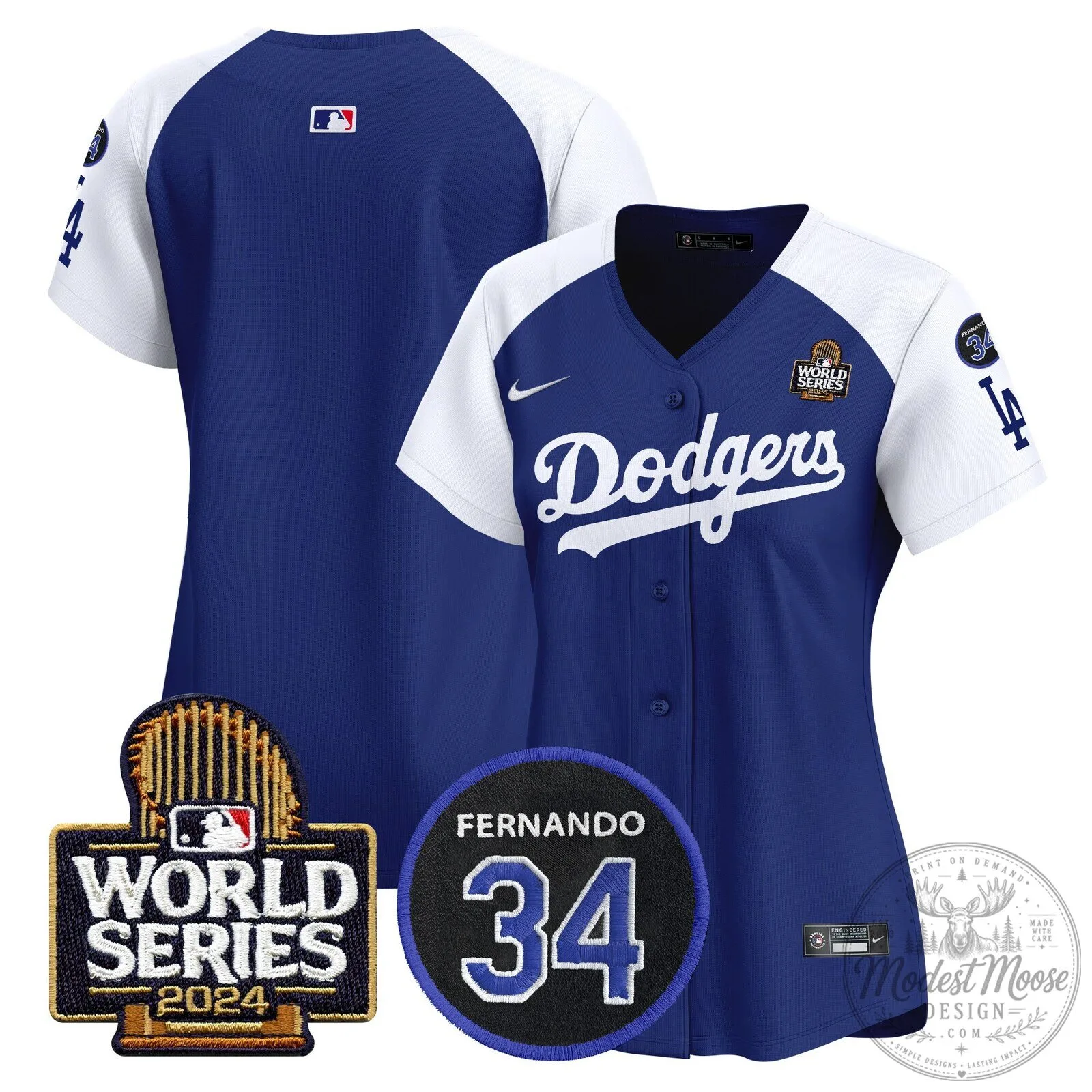 Fernando Valenzuela 2024 World Series Baseball Jersey - Los Angeles Dodgers 83 Fernando Valenzuela 2024 World Series Baseball Jersey - Los Angeles Dodgers