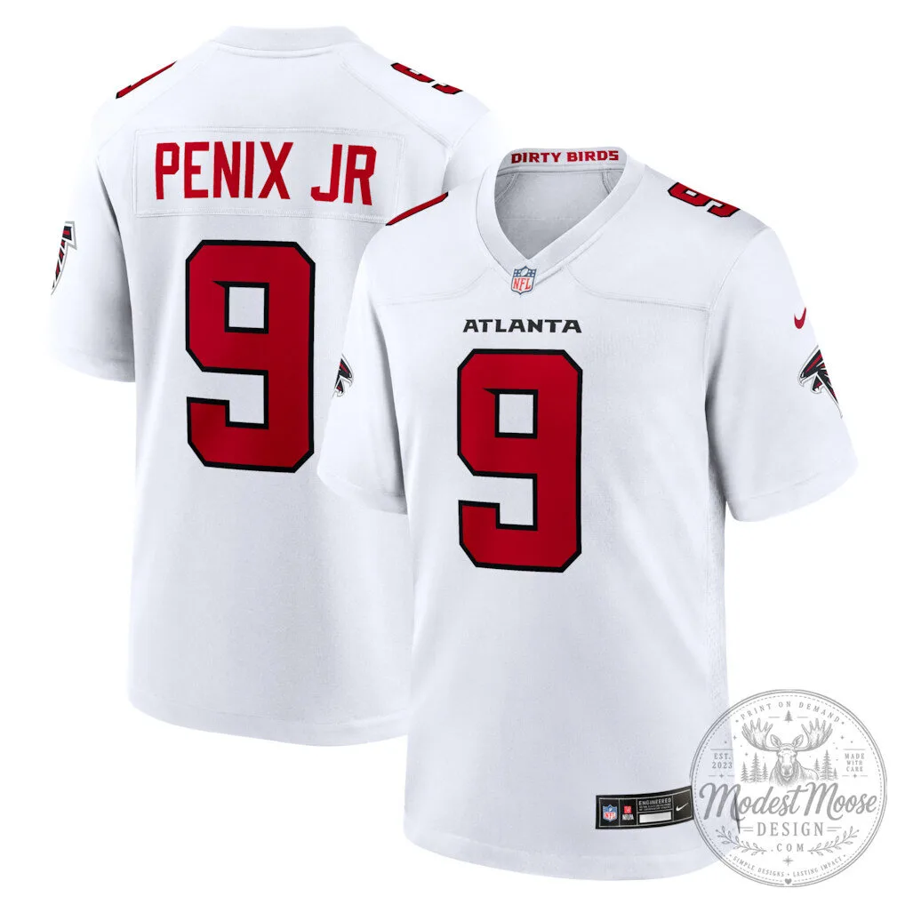 Michael Penix Jr. Atlanta Falcons White Football Jersey