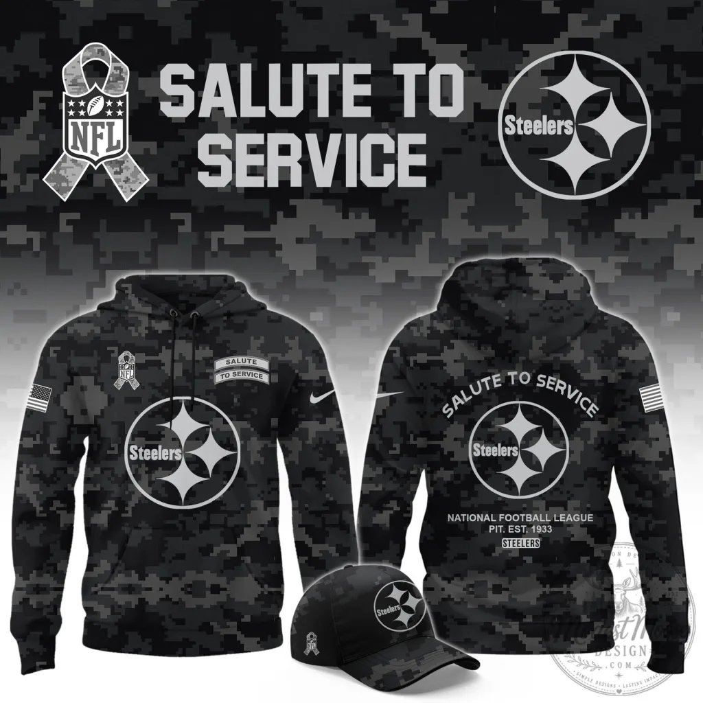 Pittsburgh Steelers Salute To Service Camouflage Hoodie Pittsburgh Steelers Salute To Service Camouflage Hoodie