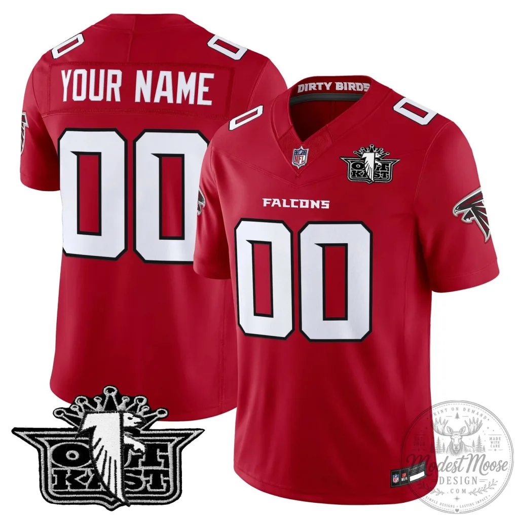 Atlanta Falcons Outkast Dirty Birds Custom Football Jersey Atlanta Falcons Outkast Dirty Birds Custom Football Jersey