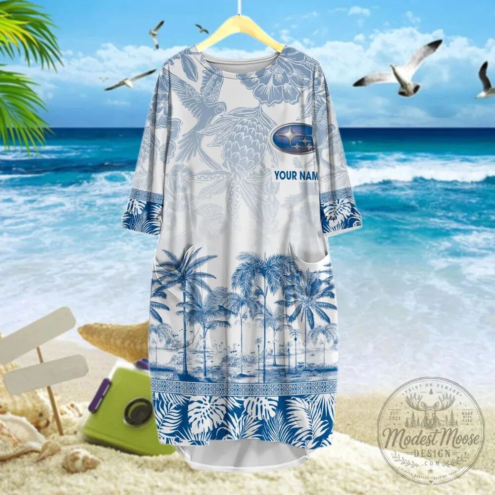 Subaru Car Logo Tropical Palm Trees Hawaiian Shirt 16 Subaru Car Logo Tropical Palm Trees Hawaiian Shirt