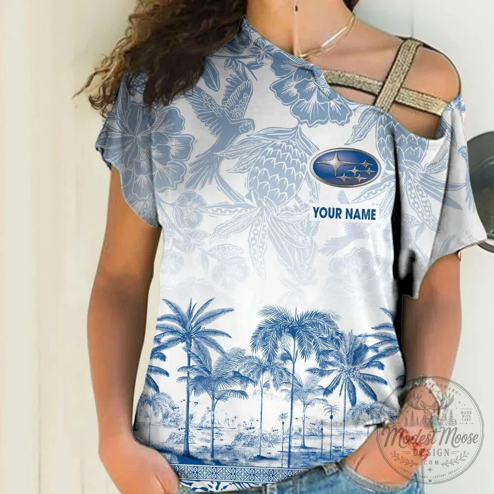 Subaru Car Logo Tropical Palm Trees Hawaiian Shirt 17 Subaru Car Logo Tropical Palm Trees Hawaiian Shirt