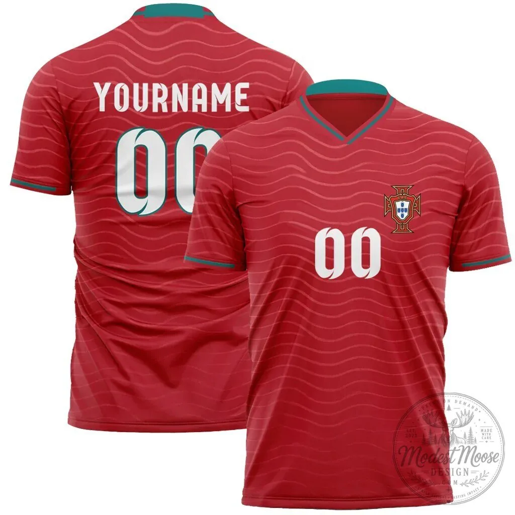 Portugal National Football Team World Cup 2026 Custom Name Number Football Jersey
