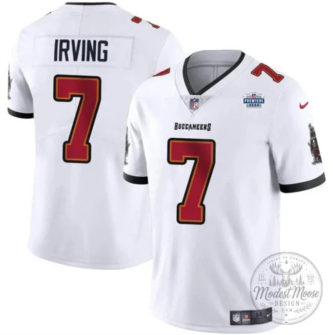 Bucky Irving Tampa Bay Buccaneers White Vapor Limited Stitched Football Jersey