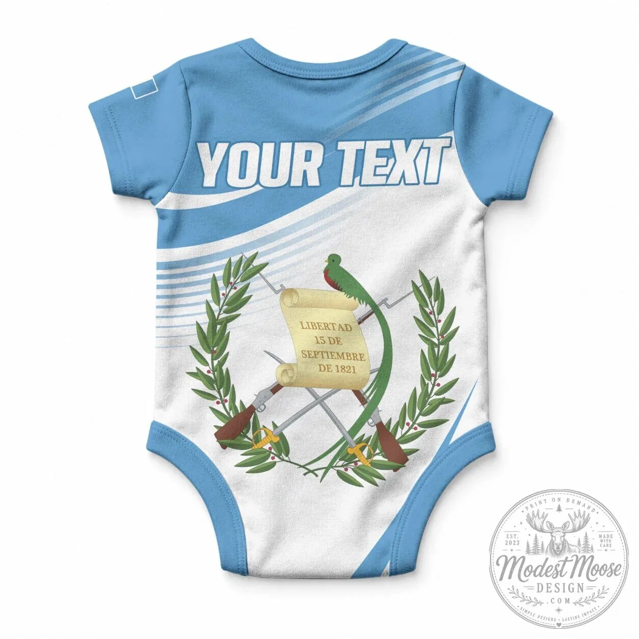 Guatemala Independence Day 15 September 1821 Baby Bodysuit 7 Guatemala Independence Day 15 September 1821 Baby Bodysuit