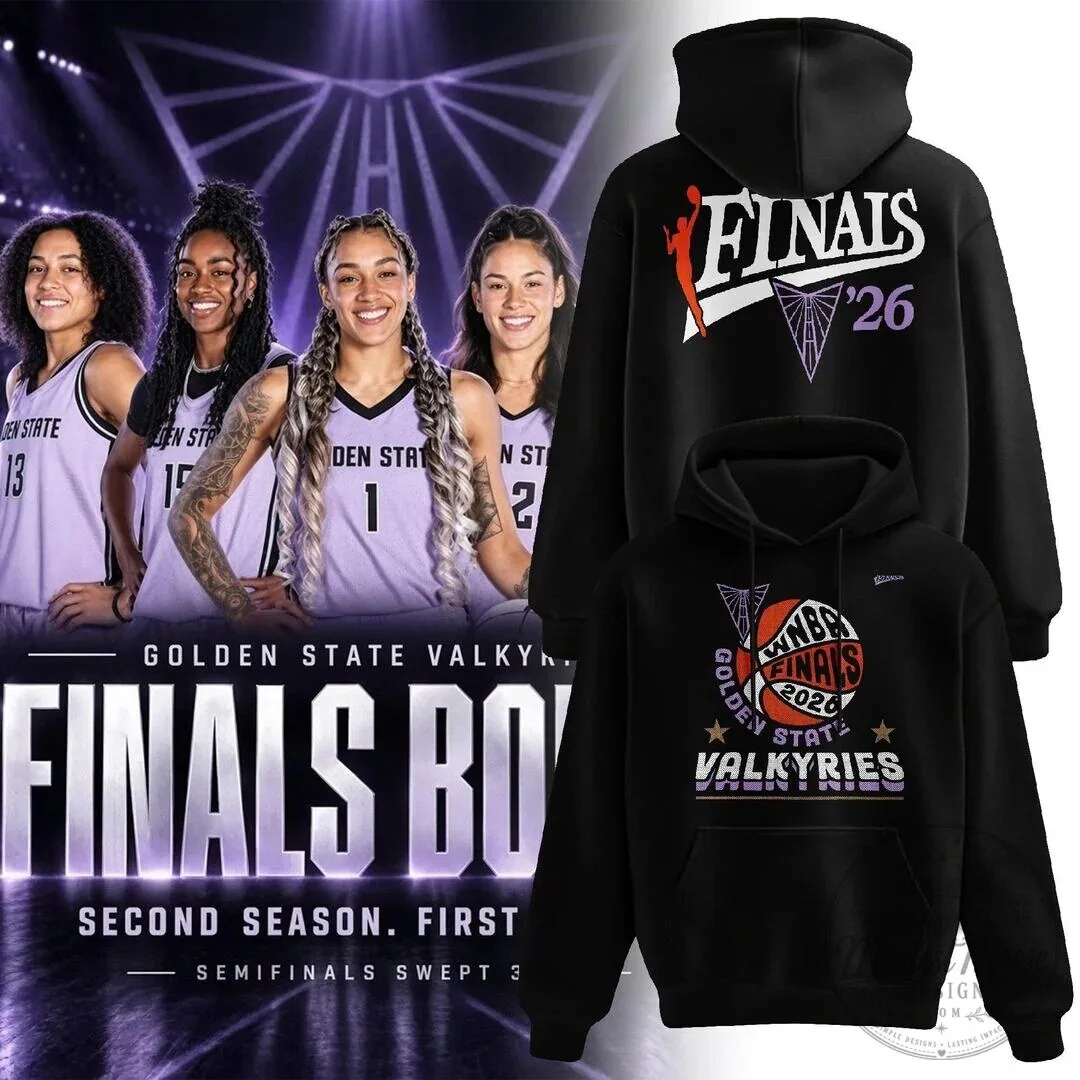 Golden State Valkyries 2026 WNBA Finals Basketball Team Black Hoodie