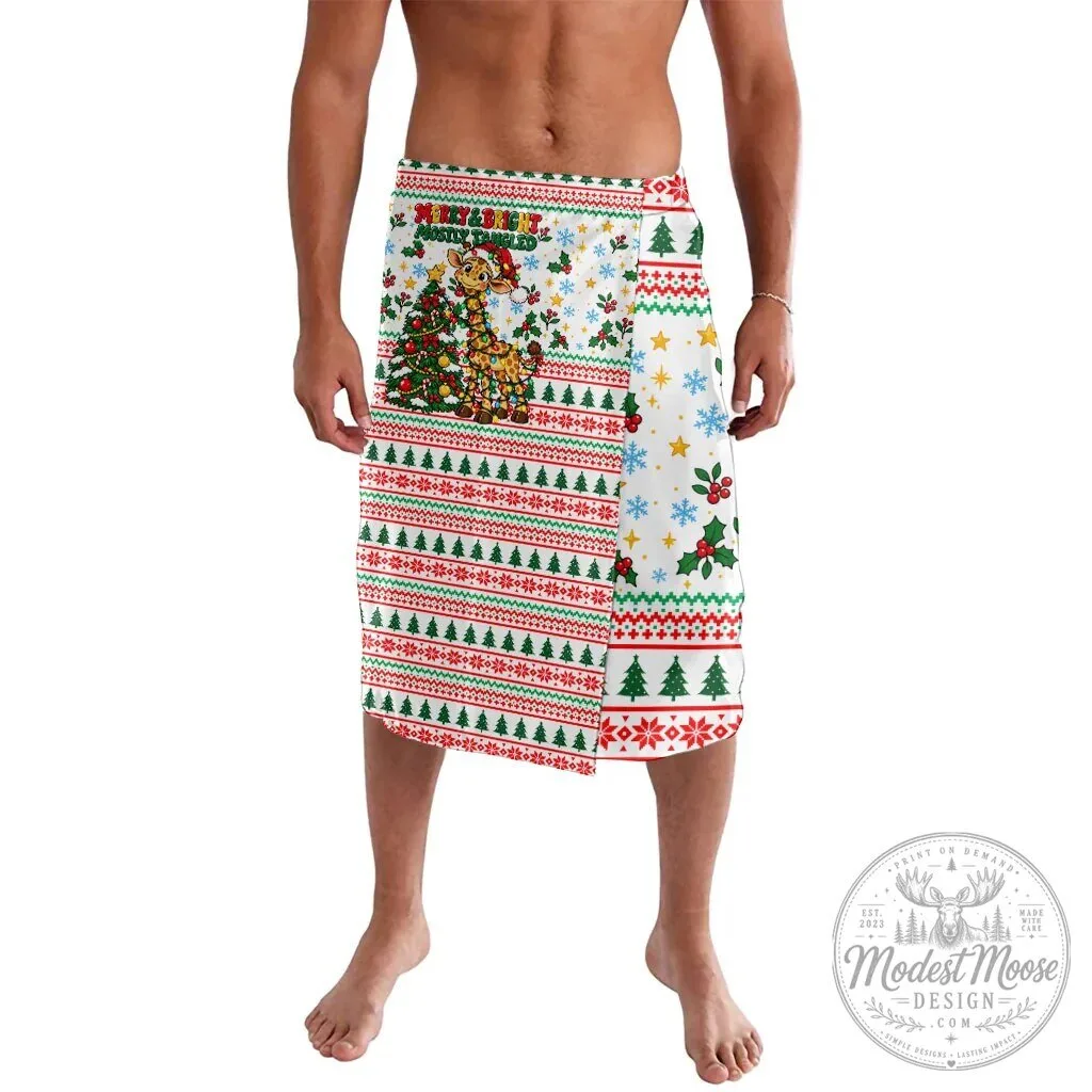 Christmas Giraffe Merry Tangled Holiday Lights Pattern Beach Towel Wrap 2 Christmas Giraffe Merry Tangled Holiday Lights Pattern Beach Towel Wrap